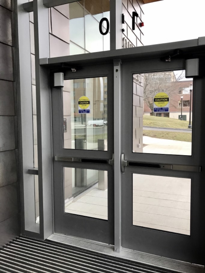 Door hardware section